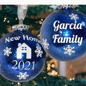 New Home Christmas Tree Ornament| Customized/Personalized Gift| White Elephant